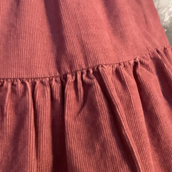 H & M dusty pink corduroy skirt 6X-7 NWT - Picture 2 of 9